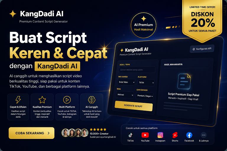 Kang Dadi Ai Content Genereator